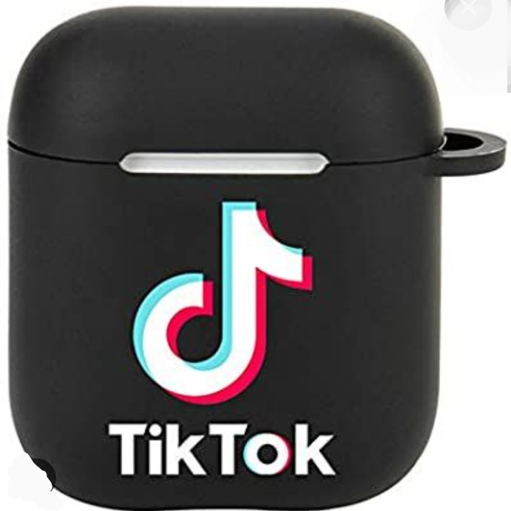 TIK Tok Airpods Case Cover (Silicone)